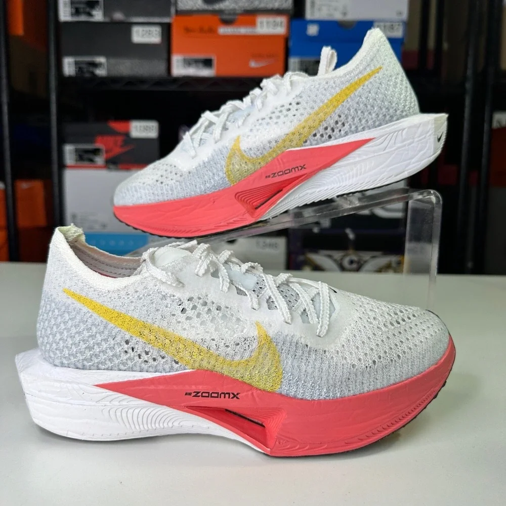Nike ZoomX Vaporfly Next% 3 'White Sea Coral' DV4130-101 Women's 6.5, Men's 5